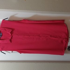 Sleeveless fuchsia ladies blouse